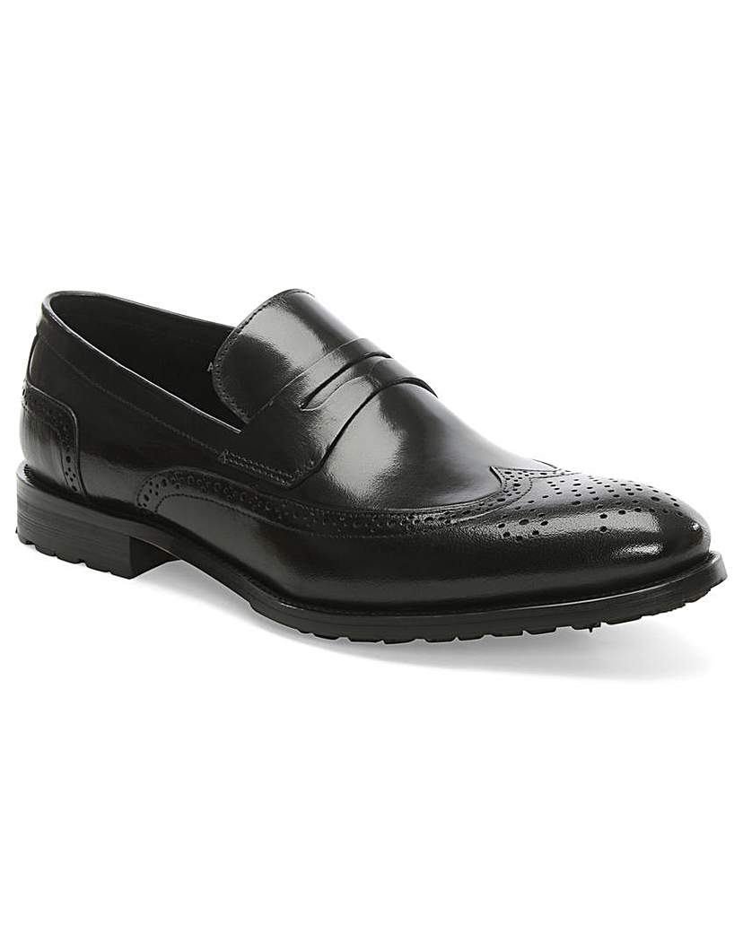 Daniel Sherborne Leather Brogue Loafer Daniel Sherborne Leather Brogue Loafer