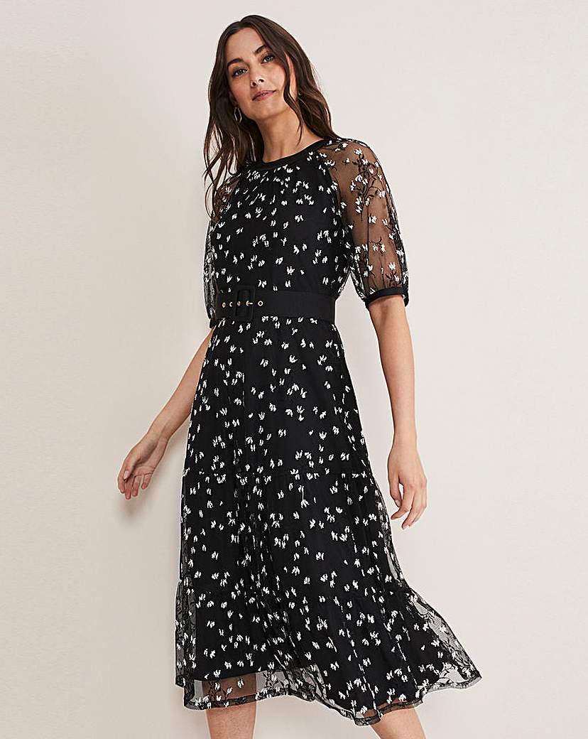Phase Eight Freja Embroidered Dress