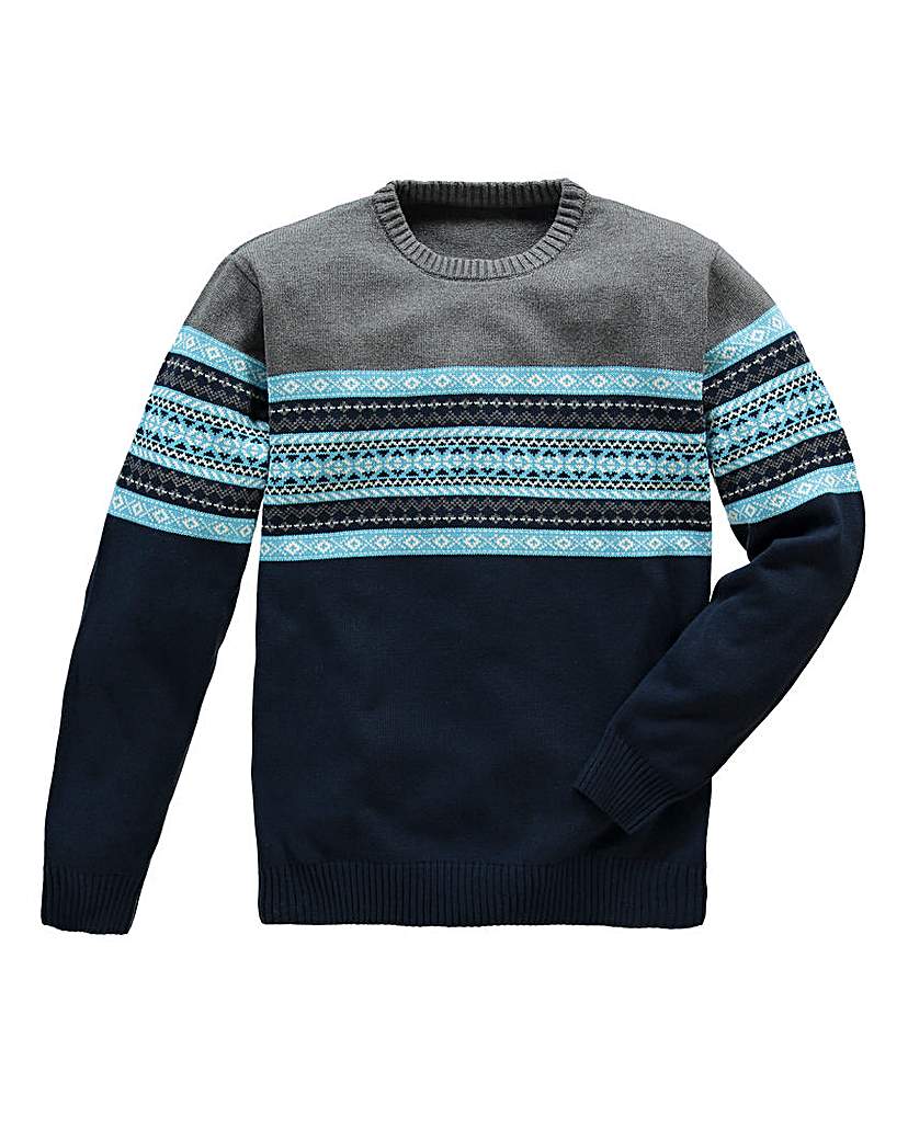 Jacamo Ashton Crew-Neck Jumper Regular Jacamo Ashton Crew-Neck Jumper Regular