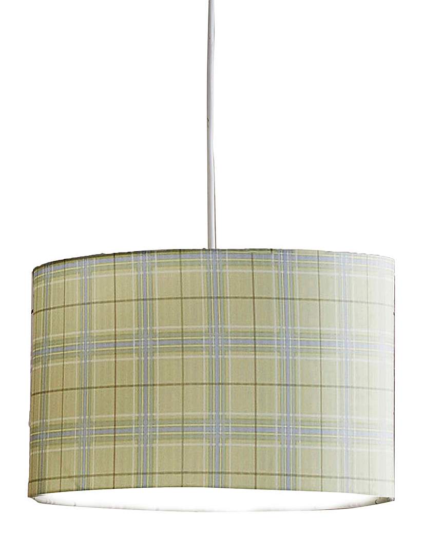 Country Check Pendant Shade Country Check Pendant Shade