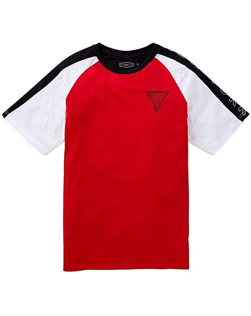 Label J Panel Print Tee Regular Label J Panel Print Tee Regular