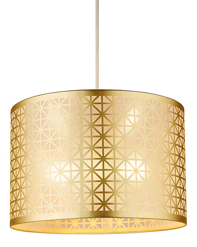 Bexley Gold Patterned Pendant Bexley Gold Patterned Pendant