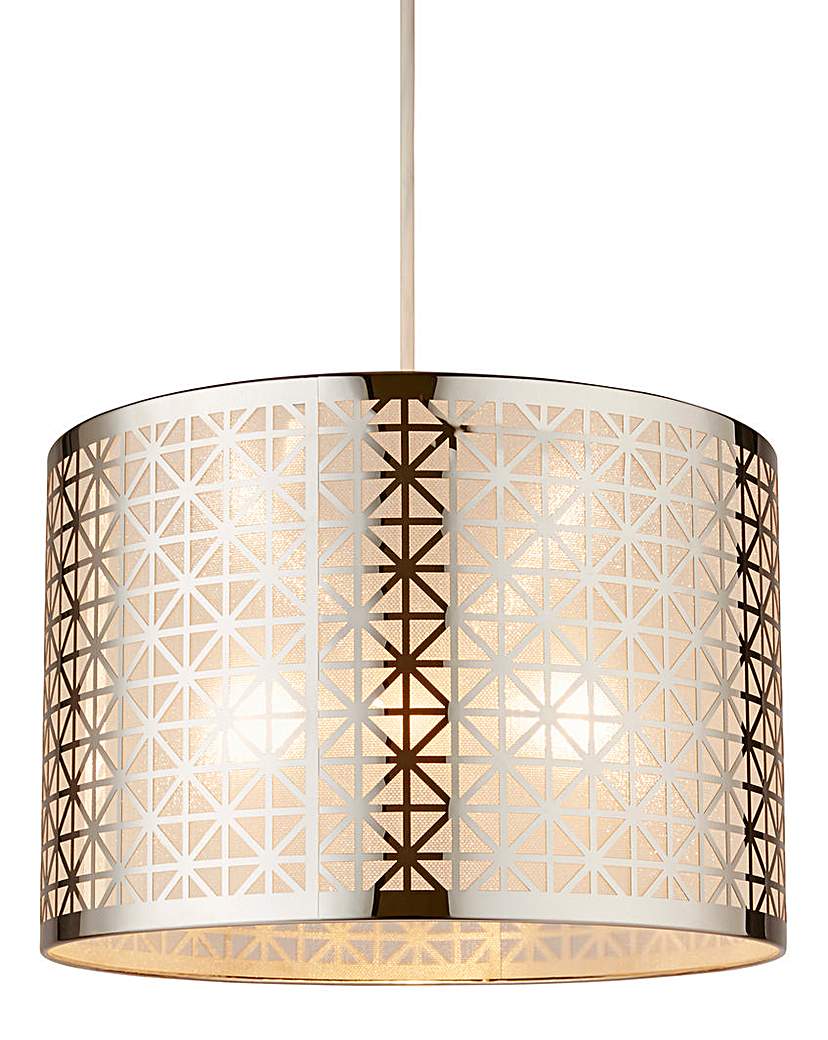 Bexley Chrome Patterned Pendant Bexley Chrome Patterned Pendant