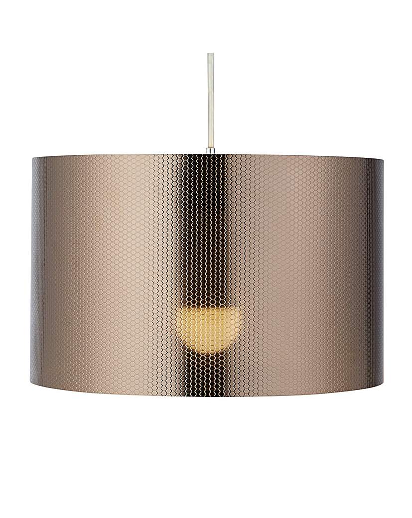 Bronze Octagon Texture Pendant Shade Bronze Octagon Texture Pendant Shade