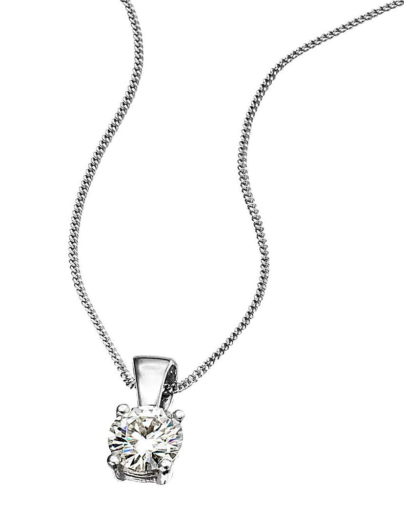 Moissanite 9 Carat Gold Pendant Moissanite 9 Carat Gold Pendant