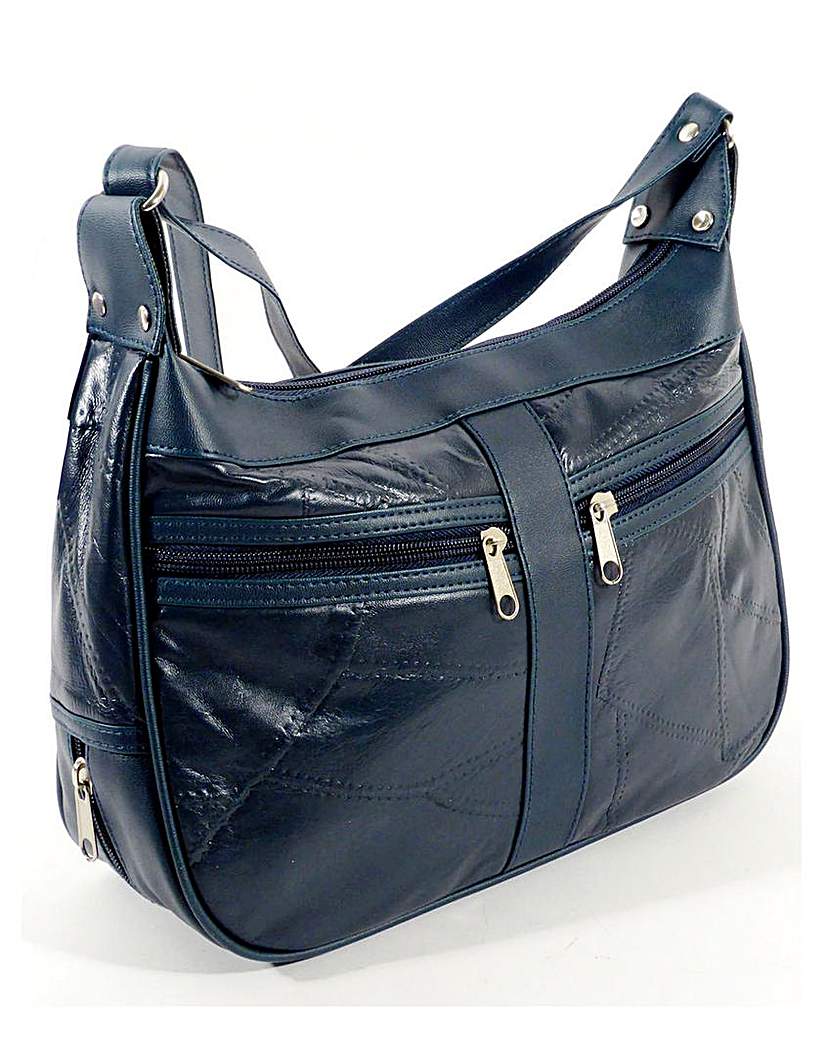 Leather Patchwork Handbag