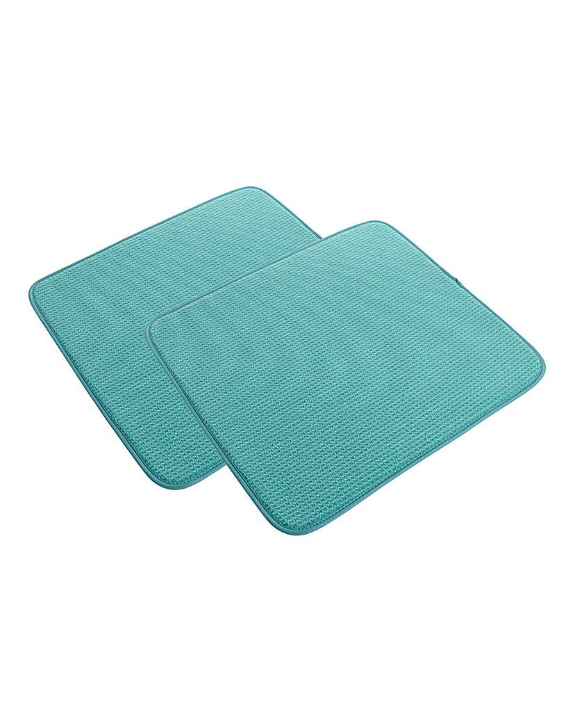JML Deluxe Dish Drying Mat 2 Pack JML Deluxe Dish Drying Mat 2 Pack