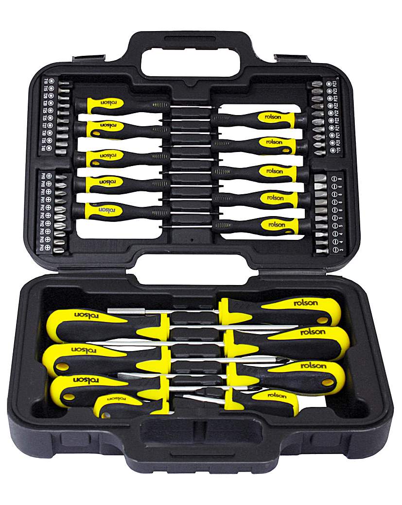 Rolson 58pc Screwdriver Set Rolson 58pc Screwdriver Set
