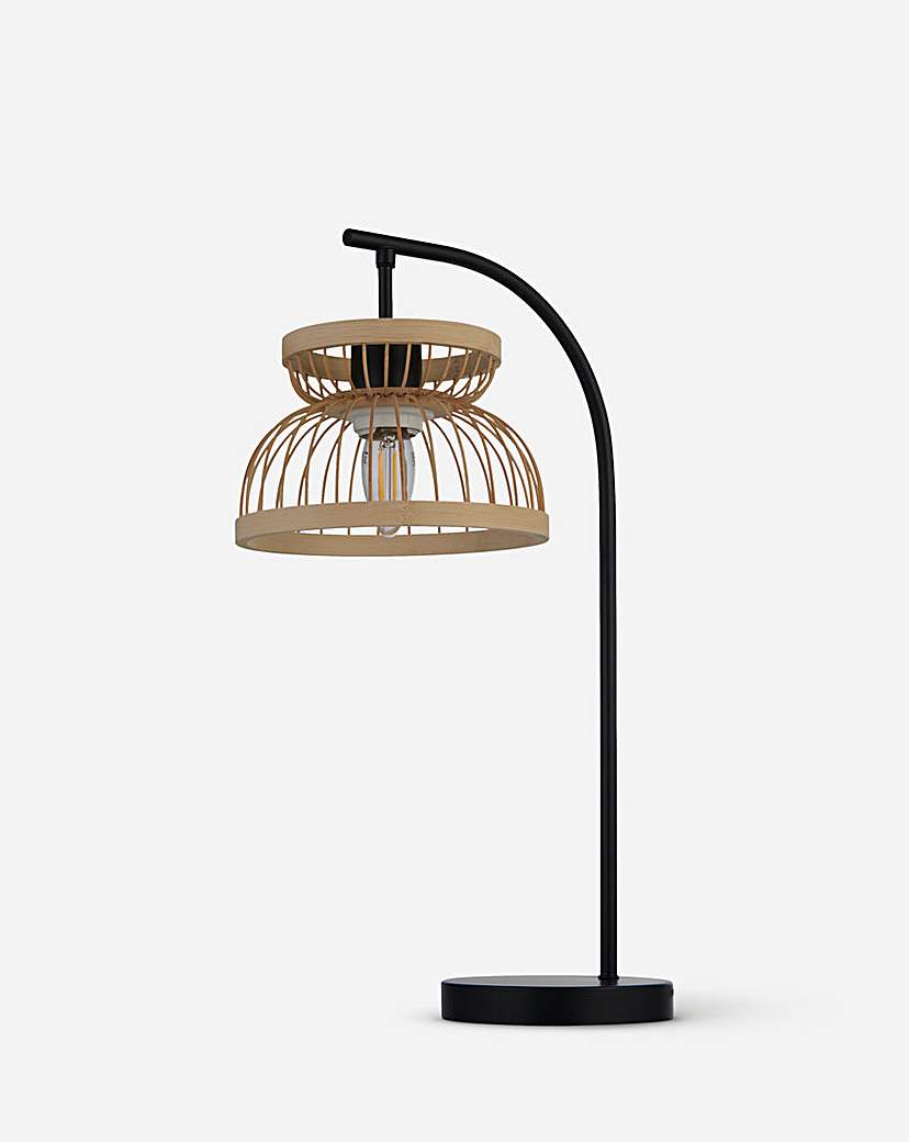 Image of Bamboo Shade Table Lamp