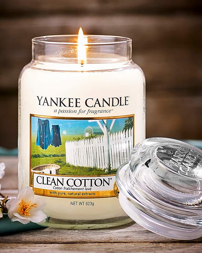 Yankee Candle Clean Cotton Large Jar Yankee Candle Clean Cotton Large Jar