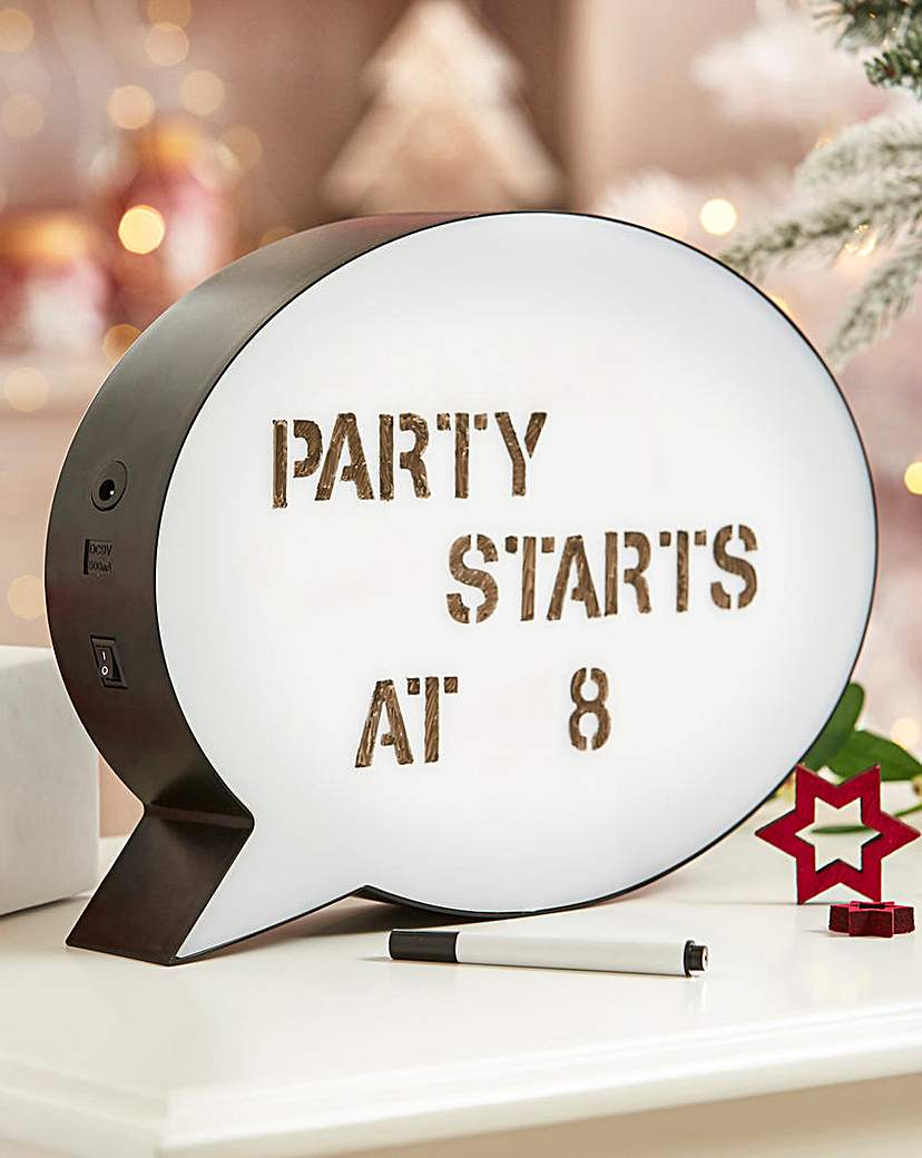 Light Up Speech Bubble Light Up Speech Bubble