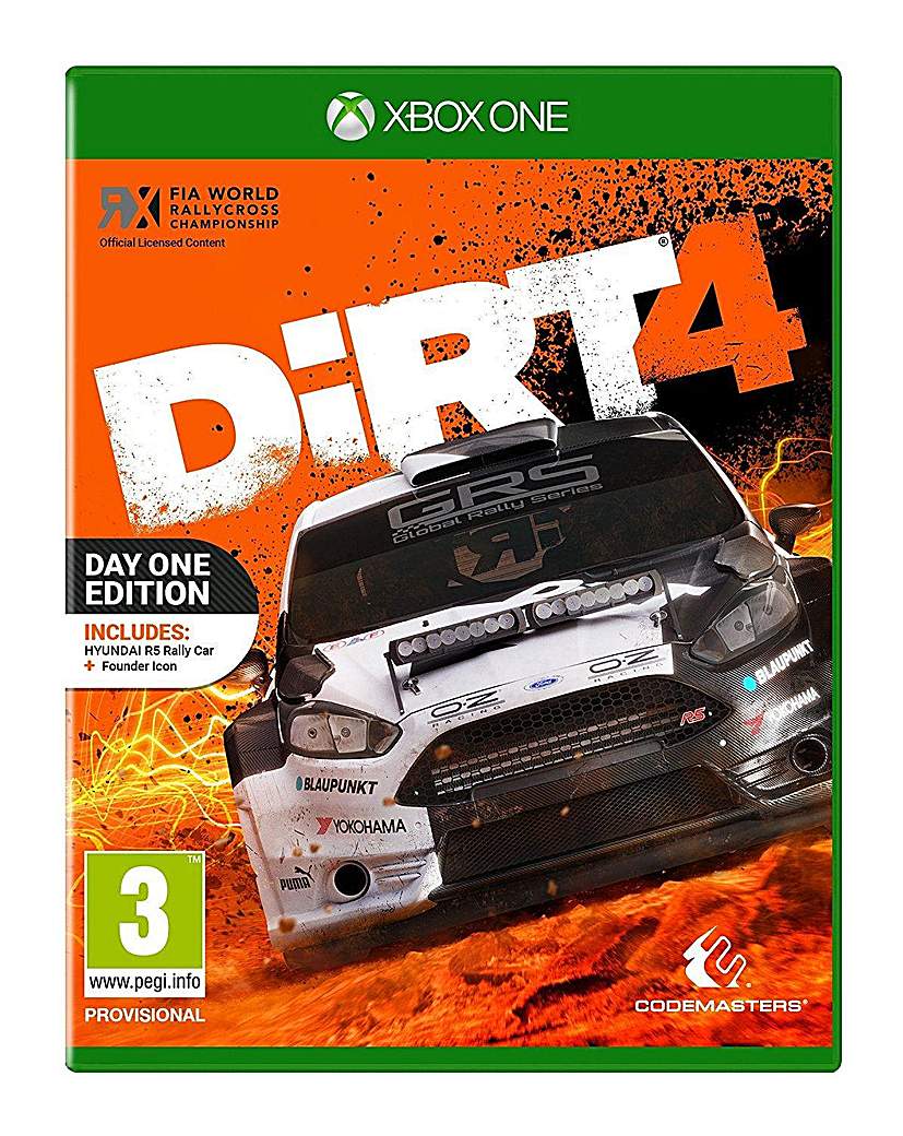 Dirt 4 - Day 1 Edition Xbox One Dirt 4 - Day 1 Edition Xbox One