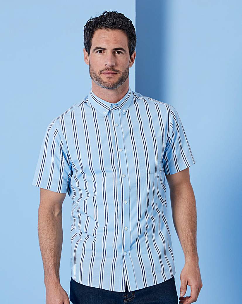 WILLIAMS & BROWN S/S Stripe Shirt WILLIAMS & BROWN S/S Stripe Shirt