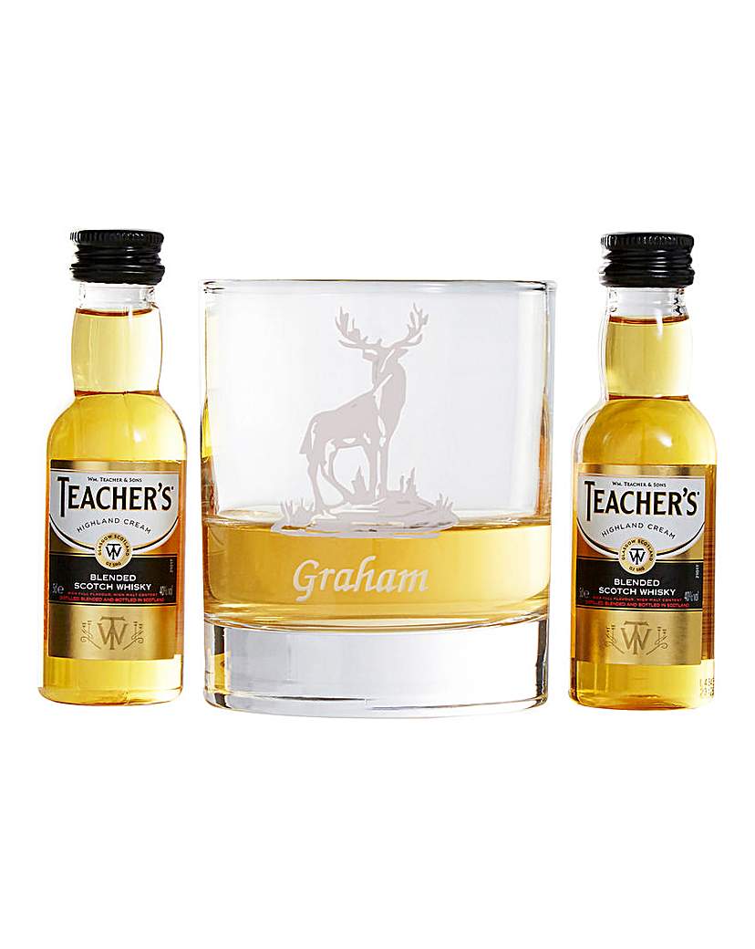 Personalised Teacher's Whisky Gift Set Personalised Teacher's Whisky Gift Set