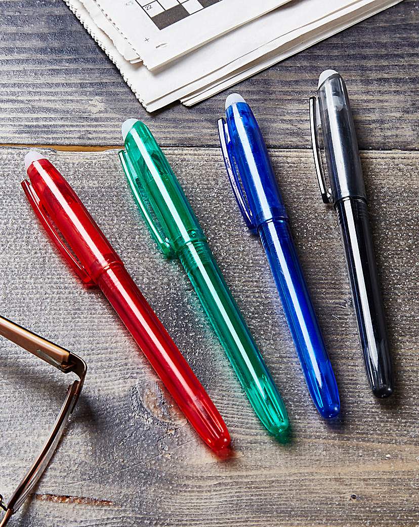 Pack of 4 Erasable Gel Pens Pack of 4 Erasable Gel Pens