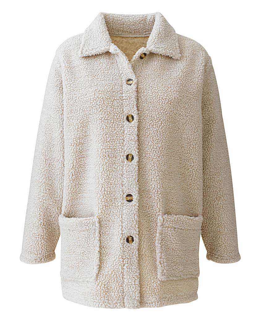 Sherpa Fleece Shirt Jacket Sherpa Fleece Shirt Jacket