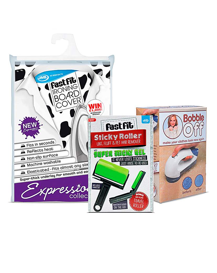 Bobble Off Ironing Cover & Sticky Roller Bobble Off Ironing Cover & Sticky Roller