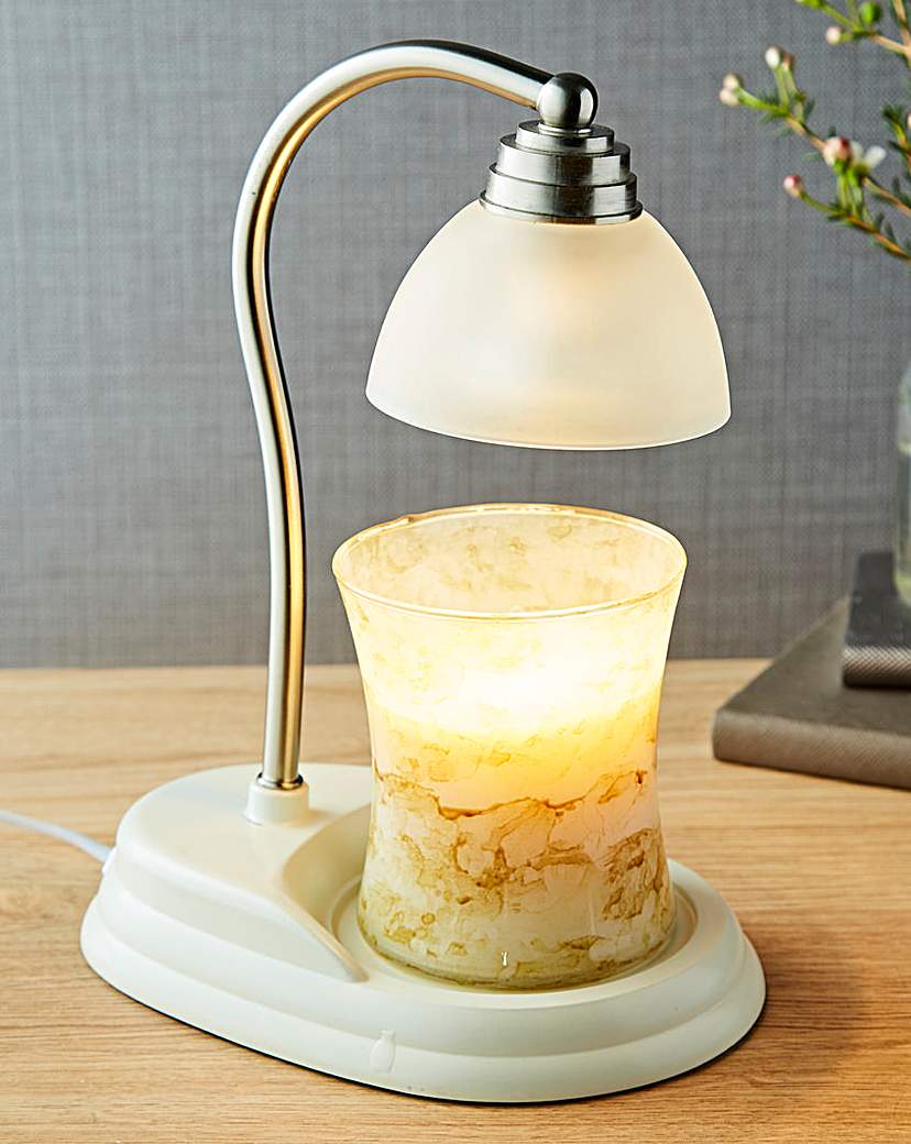 Aurora Candle Warmer Lamp White Aurora Candle Warmer Lamp White