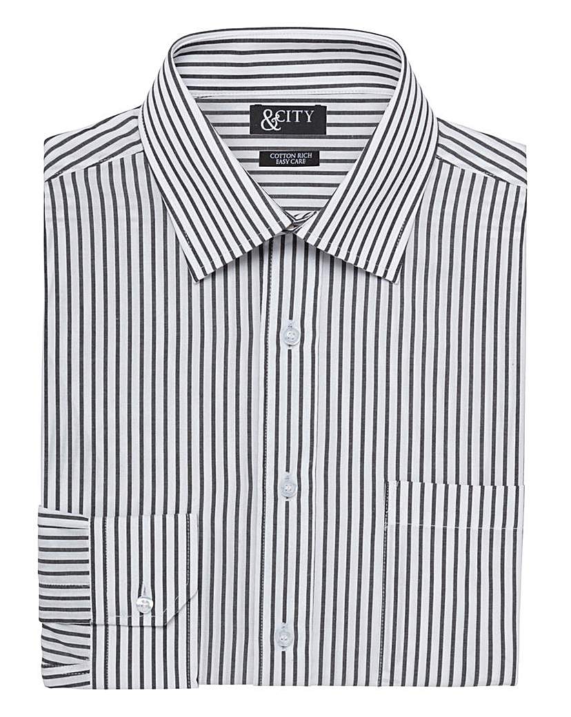 Image of & City Mighty Classic Stripe Shirt