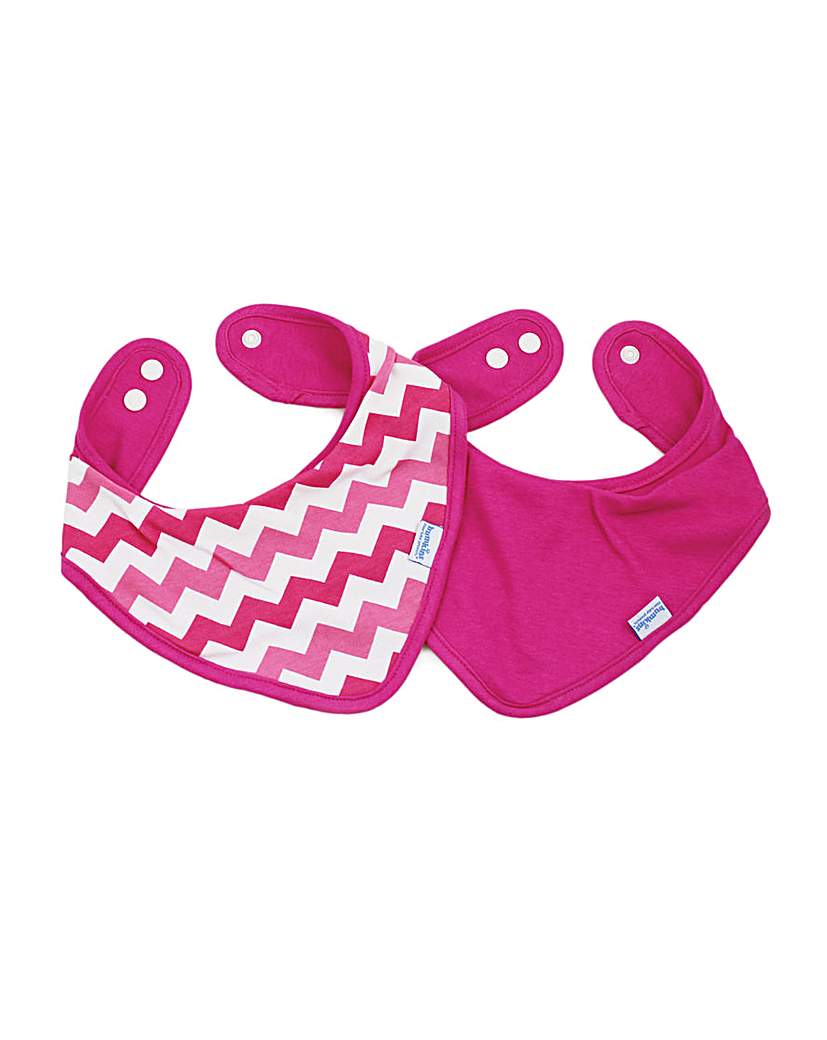 Hippychick Bumkins Chevron Bandana 2pk Hippychick Bumkins Chevron Bandana 2pk
