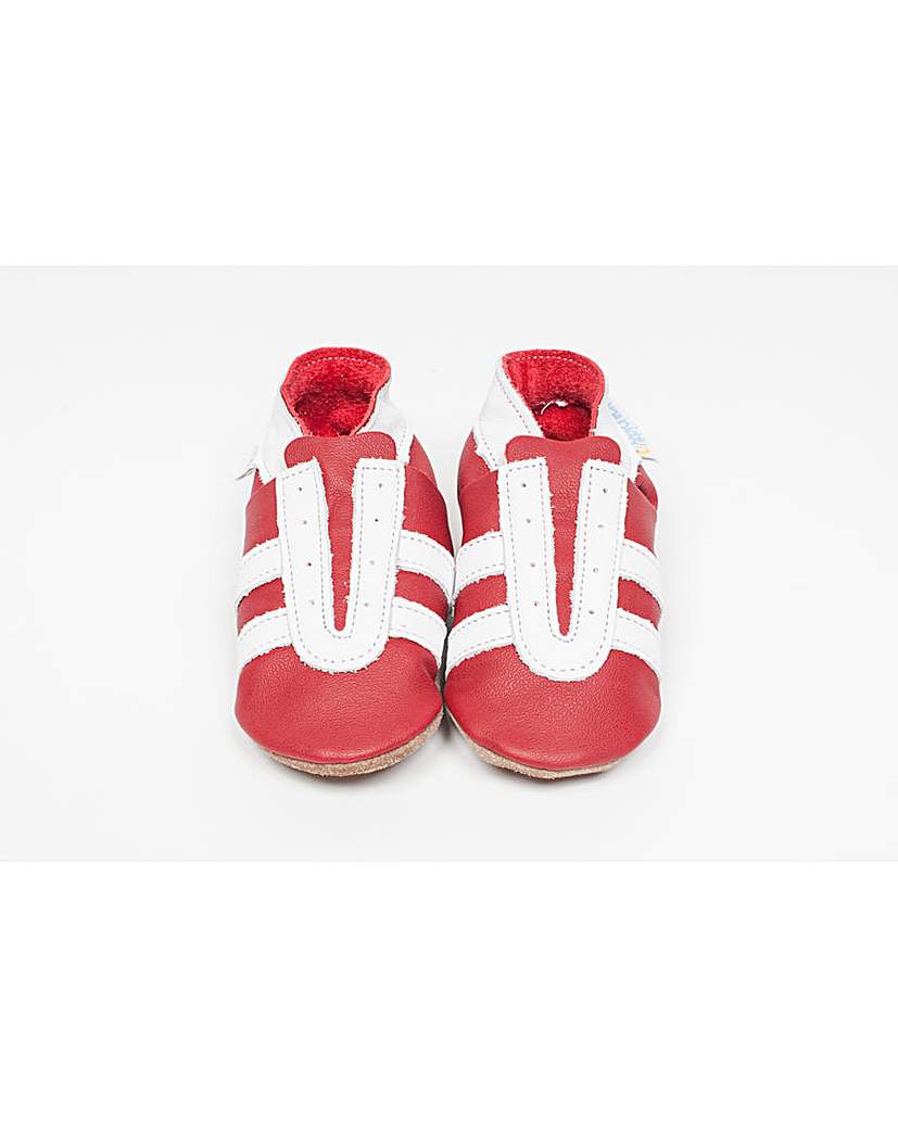 Hippychick Baby Shoes Red Trainers Hippychick Baby Shoes Red Trainers