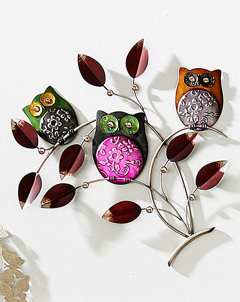 Owl Metal Wall Art Owl Metal Wall Art