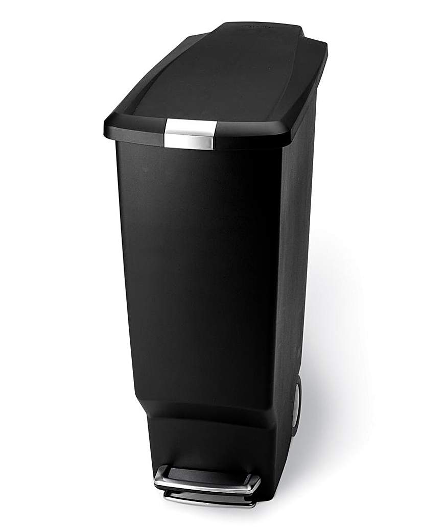 simplehuman 40L Slim Pedal Bin Black simplehuman 40L Slim Pedal Bin Black