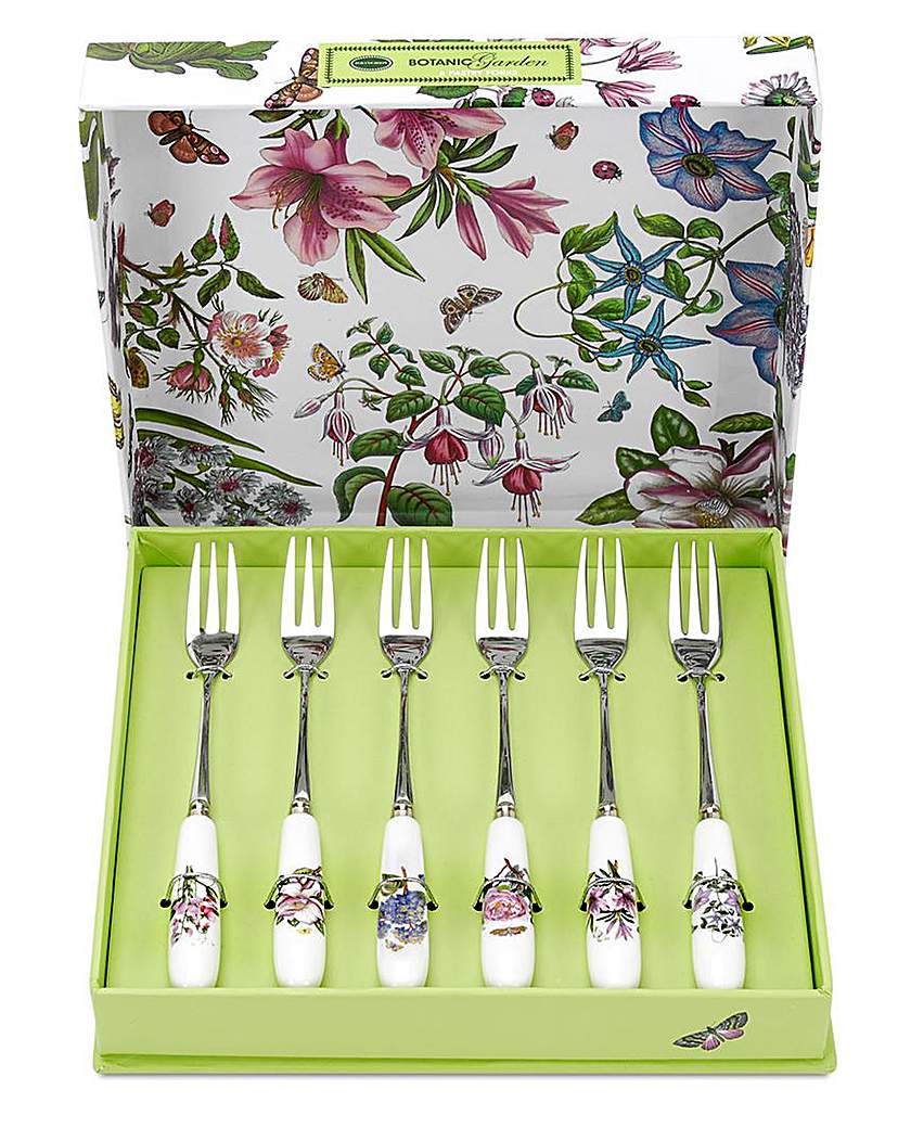Portmeirion Botanic Garden Pastry Forks Portmeirion Botanic Garden Pastry Forks