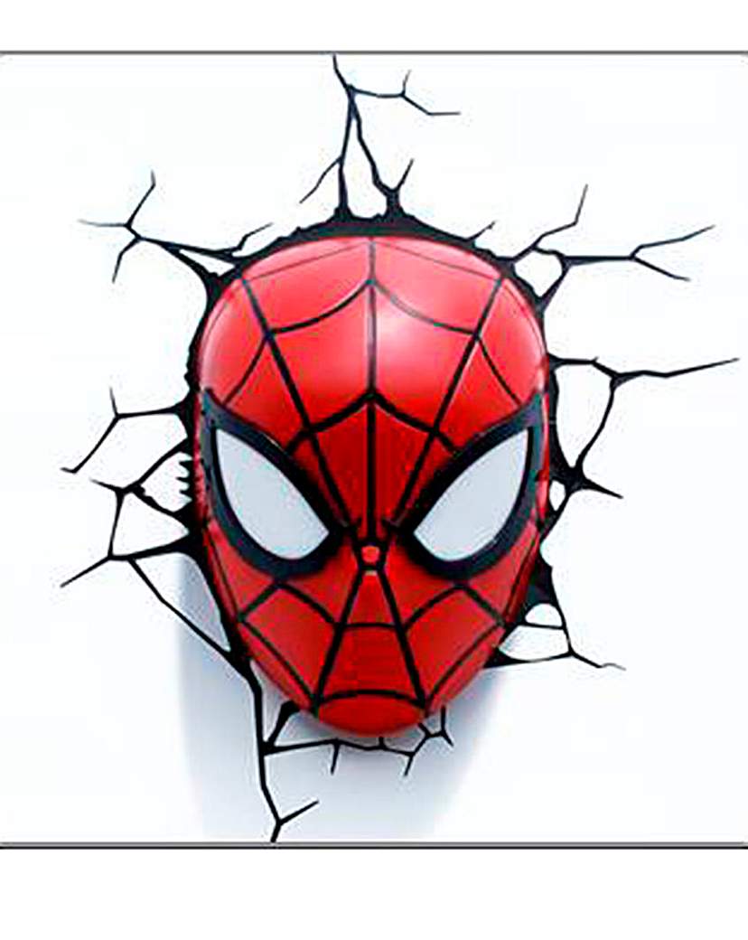 Spiderman Face 3D Deco Wall Light Spiderman Face 3D Deco Wall Light
