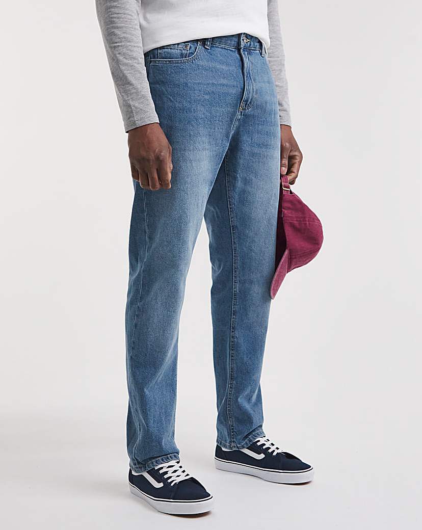 Straight Fit Rigid Jeans
