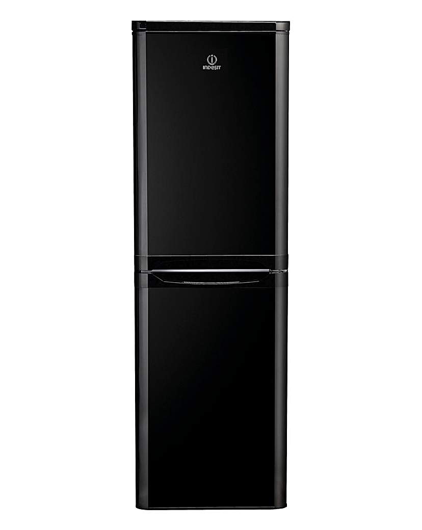 Indesit Combi Fridge Freezer Black Indesit Combi Fridge Freezer Black