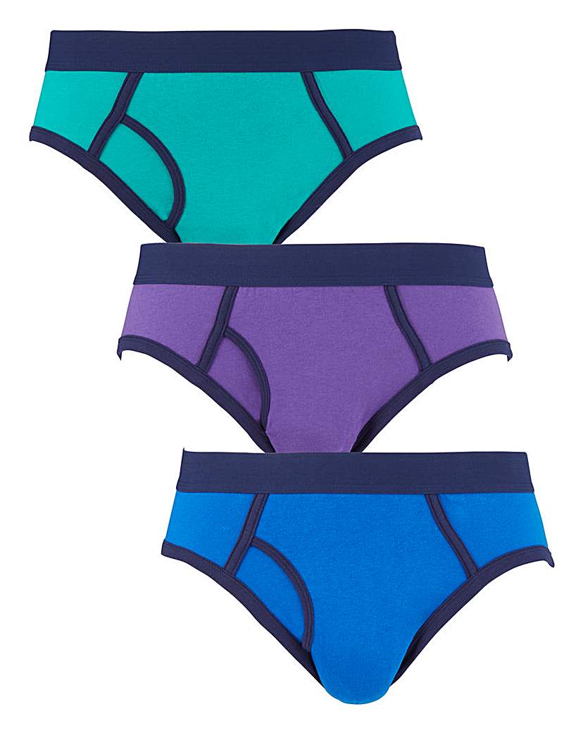 Southbay Pack of 3 Keyhole Briefs Southbay Pack of 3 Keyhole Briefs