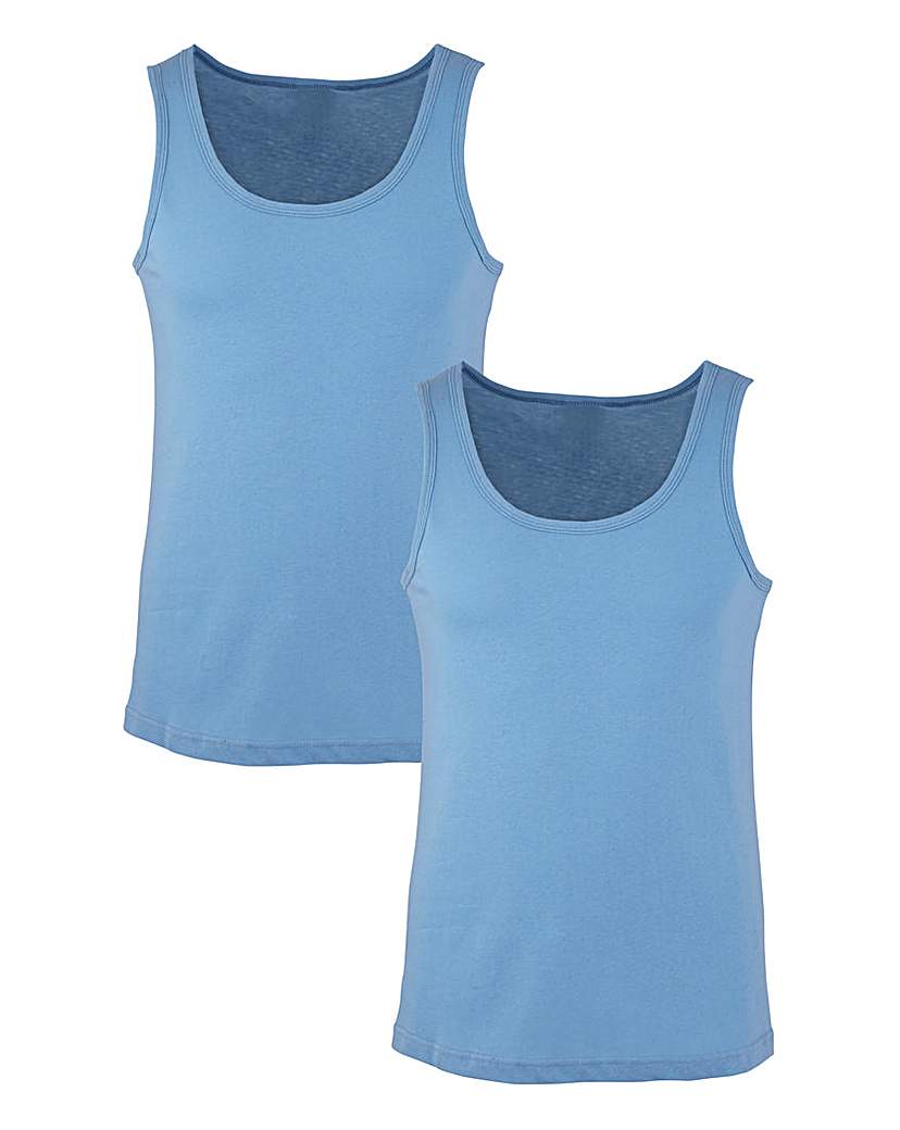 Southbay Blue Pack Of 2 Vests Southbay Blue Pack Of 2 Vests
