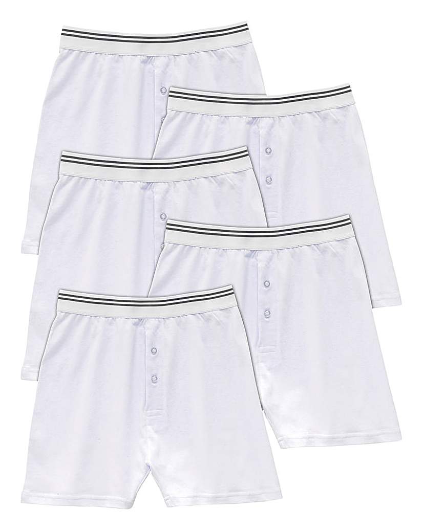 Southbay Pk of 5 Knitted Boxer Shorts Southbay Pk of 5 Knitted Boxer Shorts