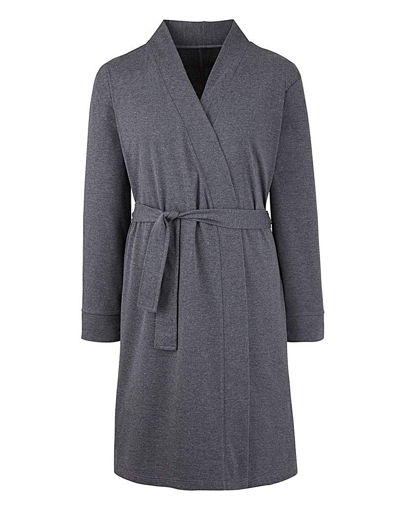 Jersey Hooded Dressing Gown Jersey Hooded Dressing Gown