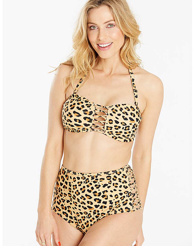 Simply Yours Tie Detail High Waist Brief Simply Yours Tie Detail High Waist Brief
