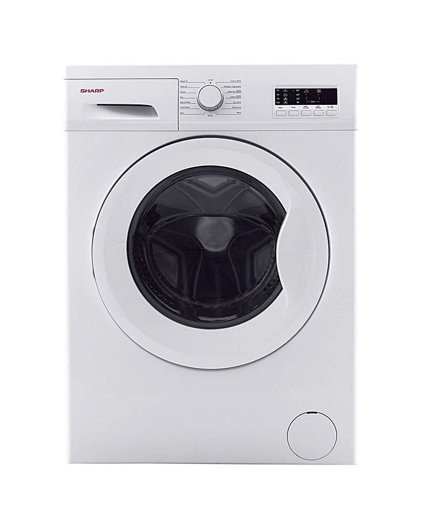 Sharp 6kg Washing Machine, White Sharp 6kg Washing Machine, White