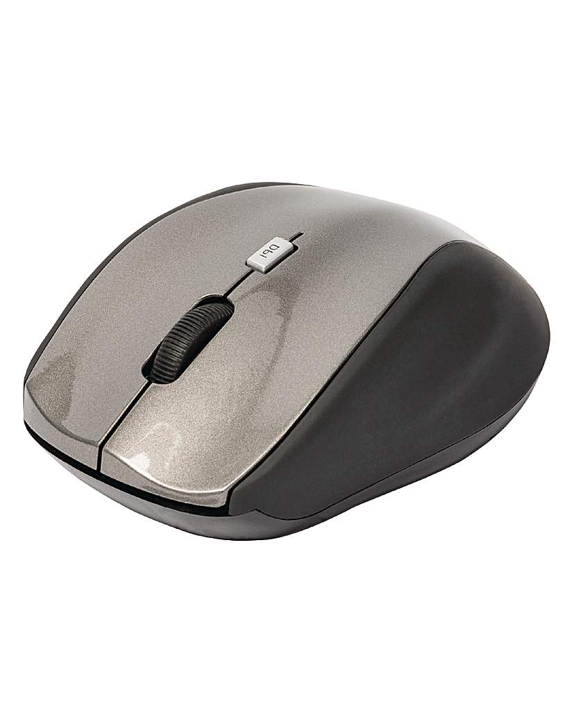 Wireless 5-Button Desktop Mouse: Grey Wireless 5-Button Desktop Mouse: Grey