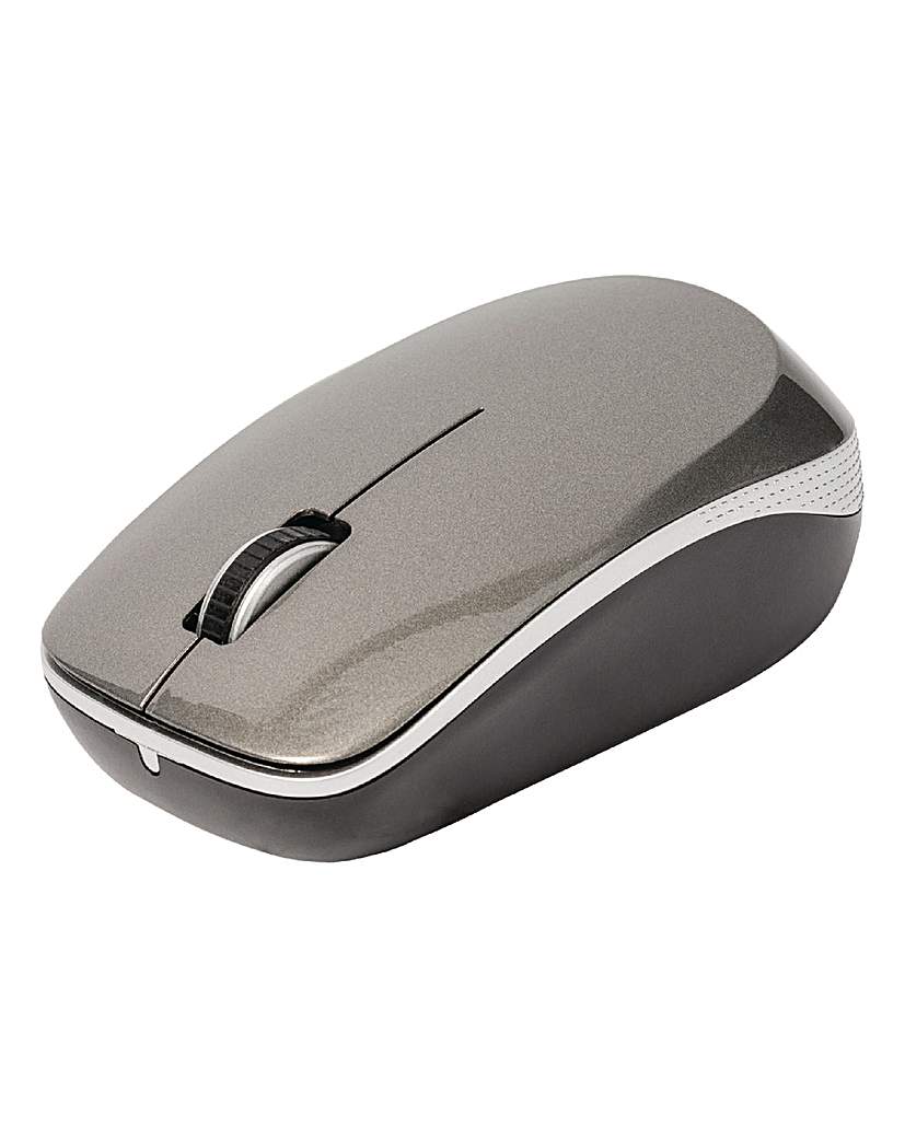 Wireless 3-Button Desktop Mouse: Grey Wireless 3-Button Desktop Mouse: Grey