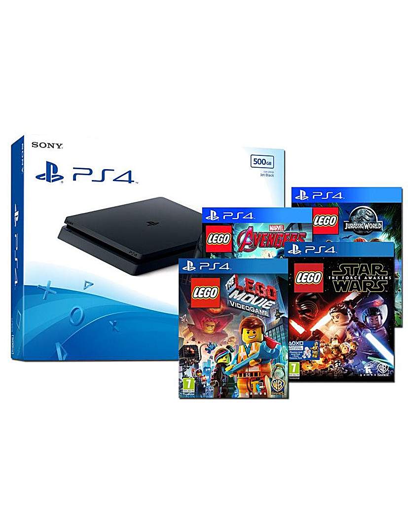 PS4 Slim 500gb 4 LEGO Games PS4 Slim 500gb 4 LEGO Games