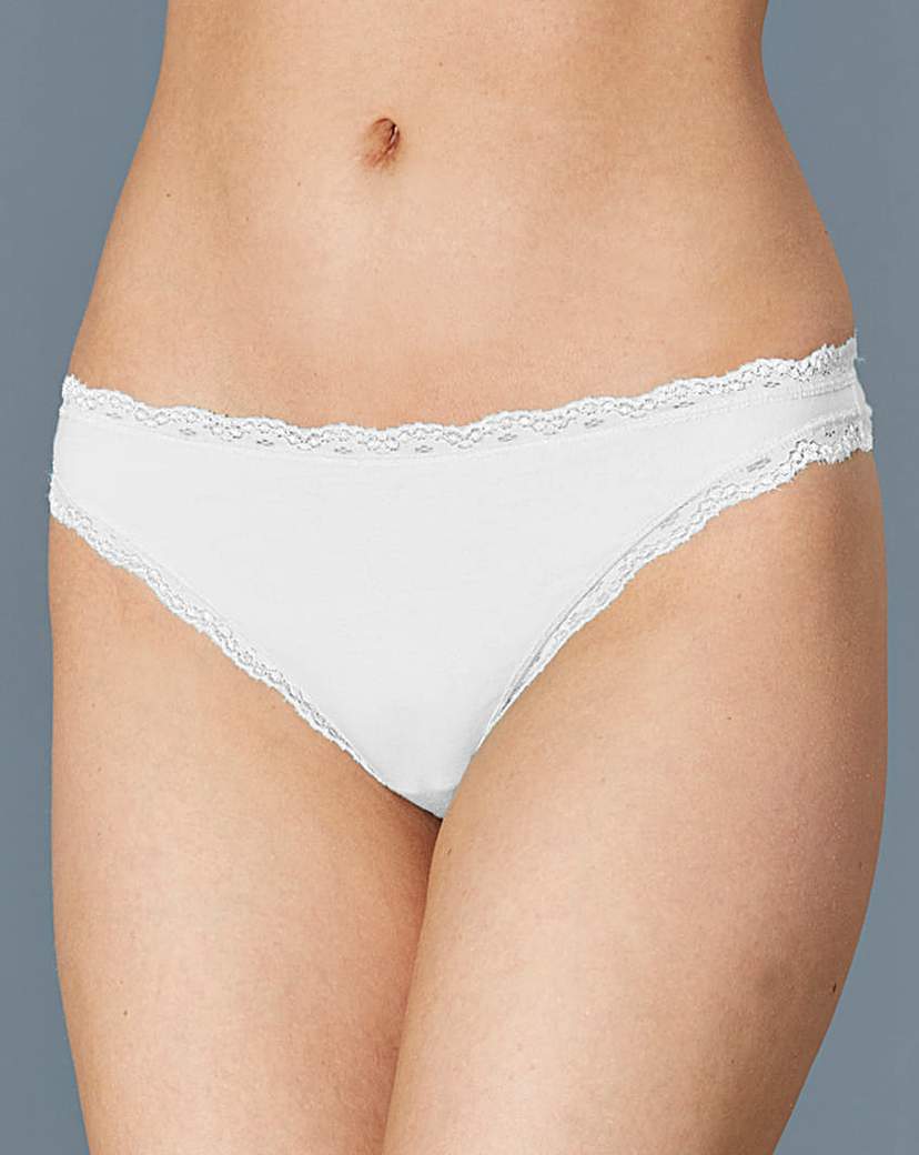 5 Pack White Bikini Briefs 5 Pack White Bikini Briefs