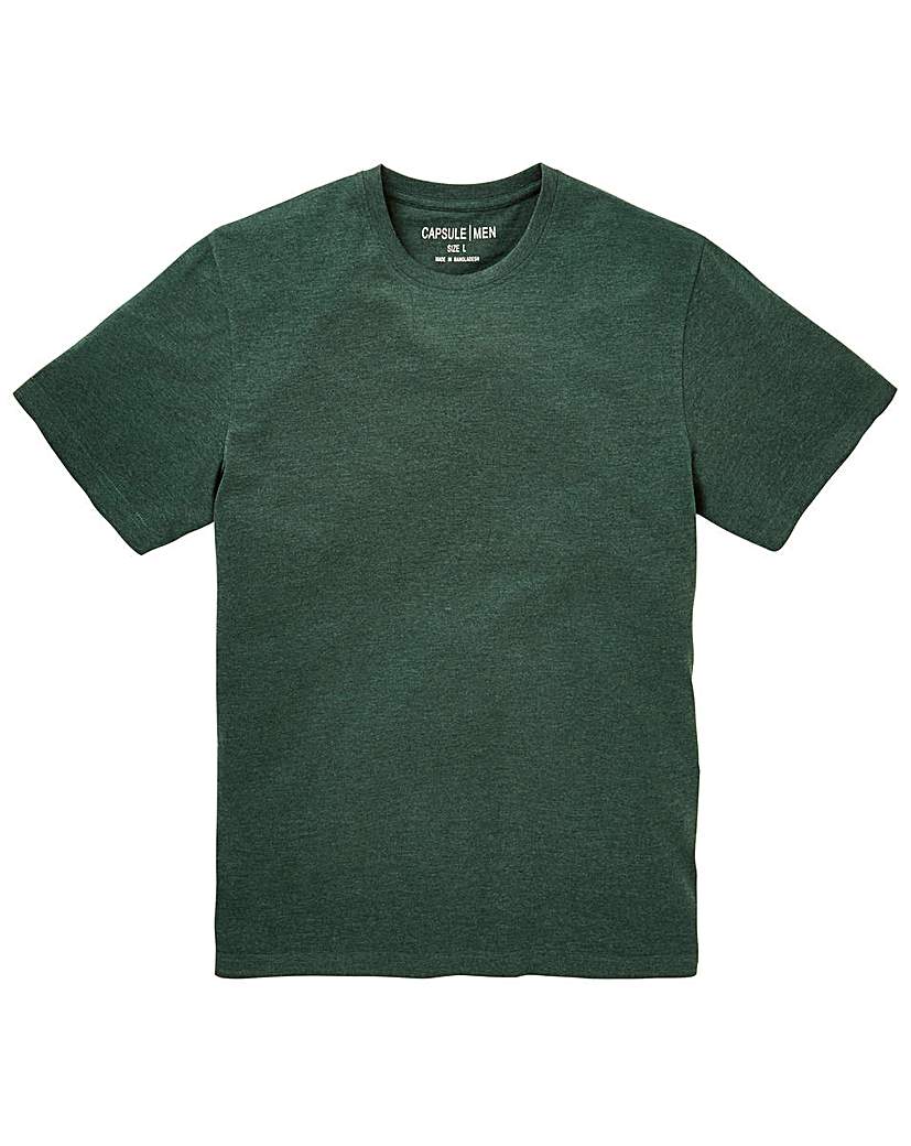 Capsule Crew Neck GreenT-shirt Regular Capsule Crew Neck GreenT-shirt Regular