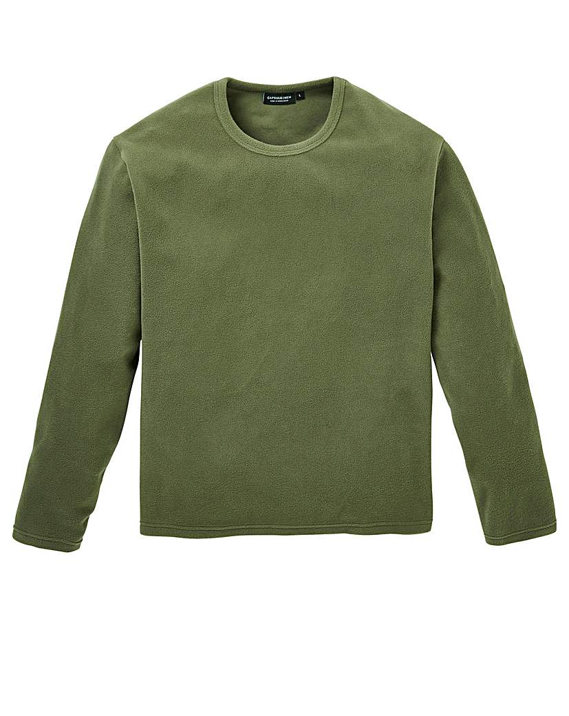 Capsule Khaki Crew Neck Polar Fleece Capsule Khaki Crew Neck Polar Fleece
