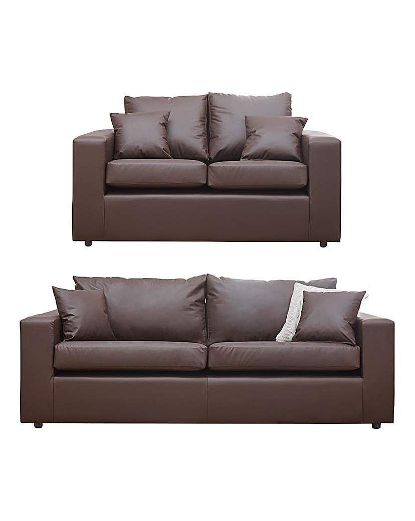 Faux Leather 3 plus 2 seater sofa Faux Leather 3 plus 2 seater sofa