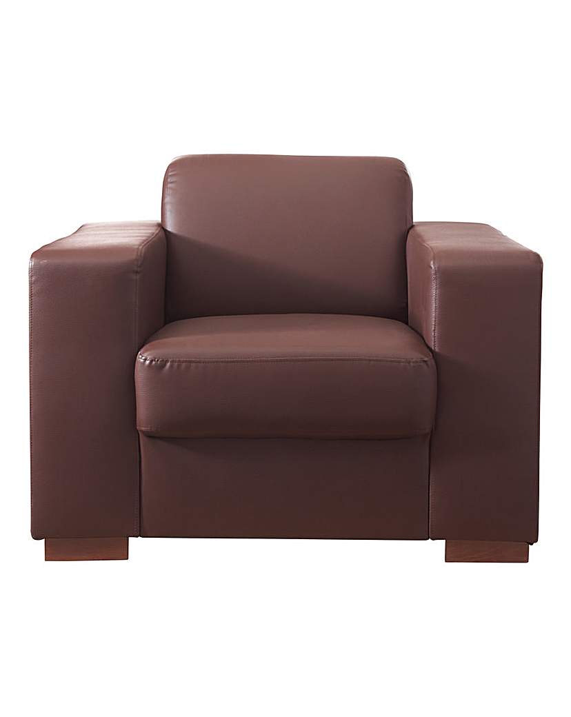Memphis Faux Leather Armchair Memphis Faux Leather Armchair