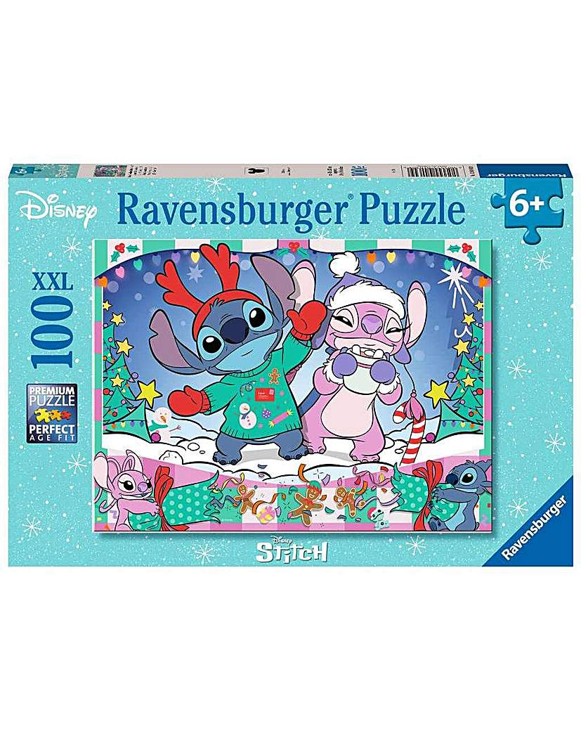 Disney Stitch Christmas, 100pc XXL