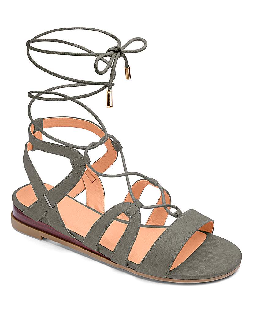 Sole Diva Ghillie Tie Wedge EEE Fit Sole Diva Ghillie Tie Wedge EEE Fit