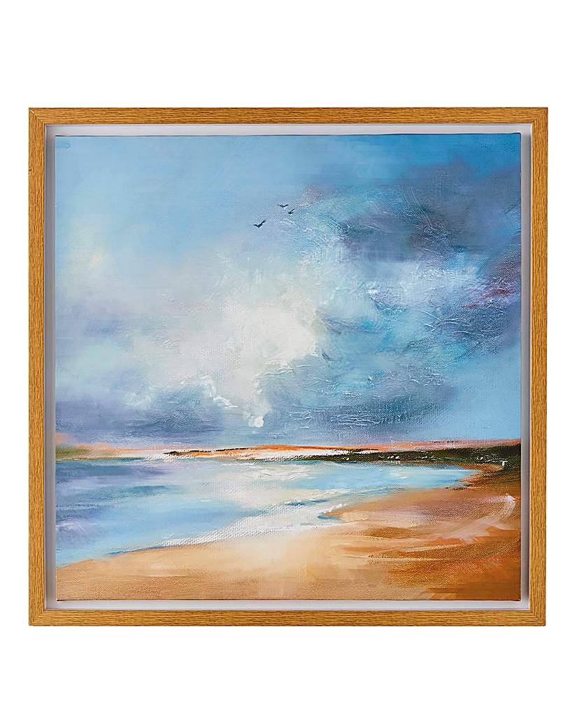 Arthouse Painted Seascape Framed Canvas Arthouse Painted Seascape Framed Canvas