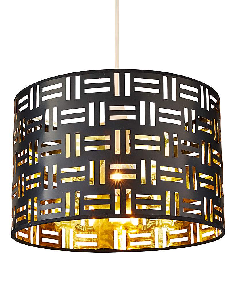 Paxton Black & Gold Pendant Shade Paxton Black & Gold Pendant Shade