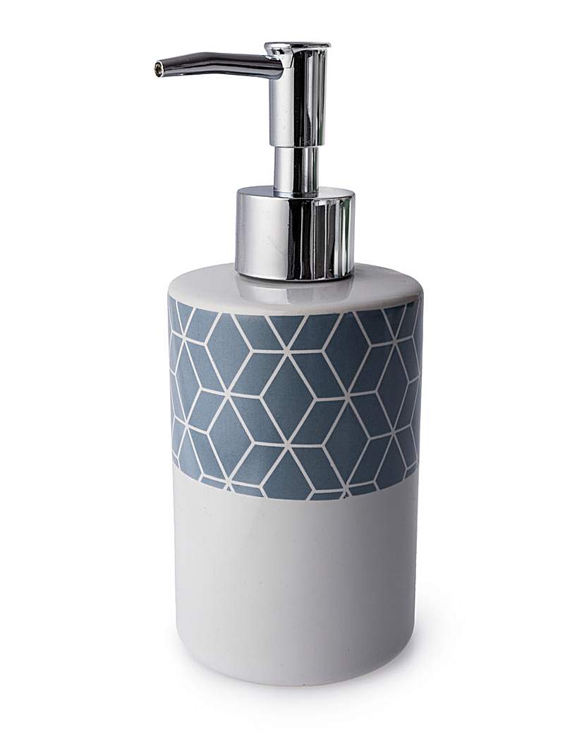 Geometric series ceramic soap dispenser Geometric series ceramic soap dispenser